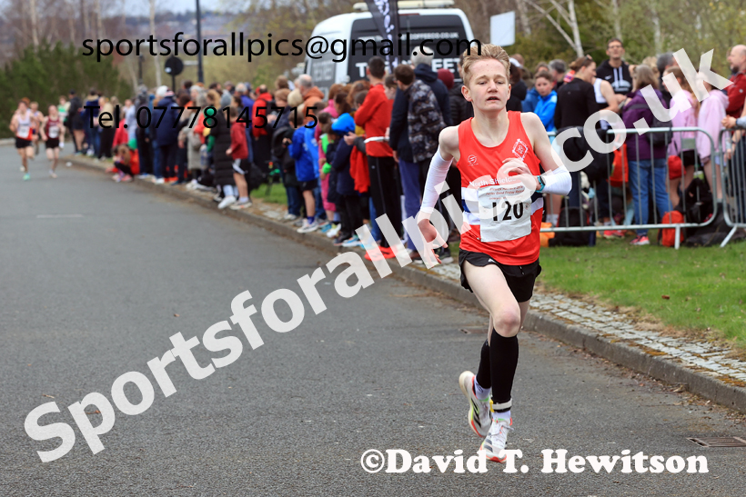 Boys and Girls Under-16s, 2026 Elswick Harriers Good Friday Road Relays and Young Athletes, Newburn,  Newcastle upon Tyne. Photo: David T. Hewitson/Sports for All Pics
